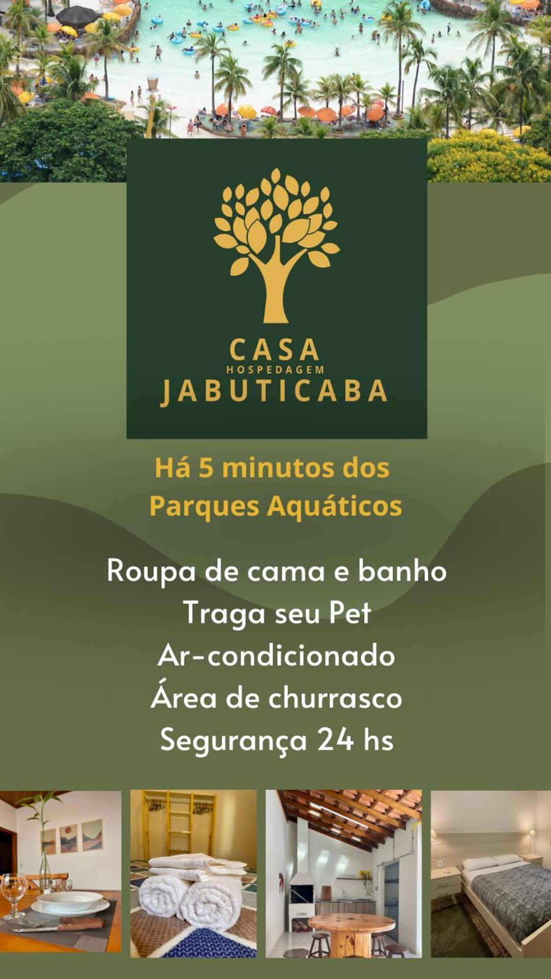 Casa Jabuticaba A 5 Min Dos Thermas E Hot Beach Olímpia Eksteriør bilde